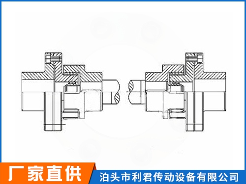 LXQ接中間軸球鉸型星形彈性聯軸器